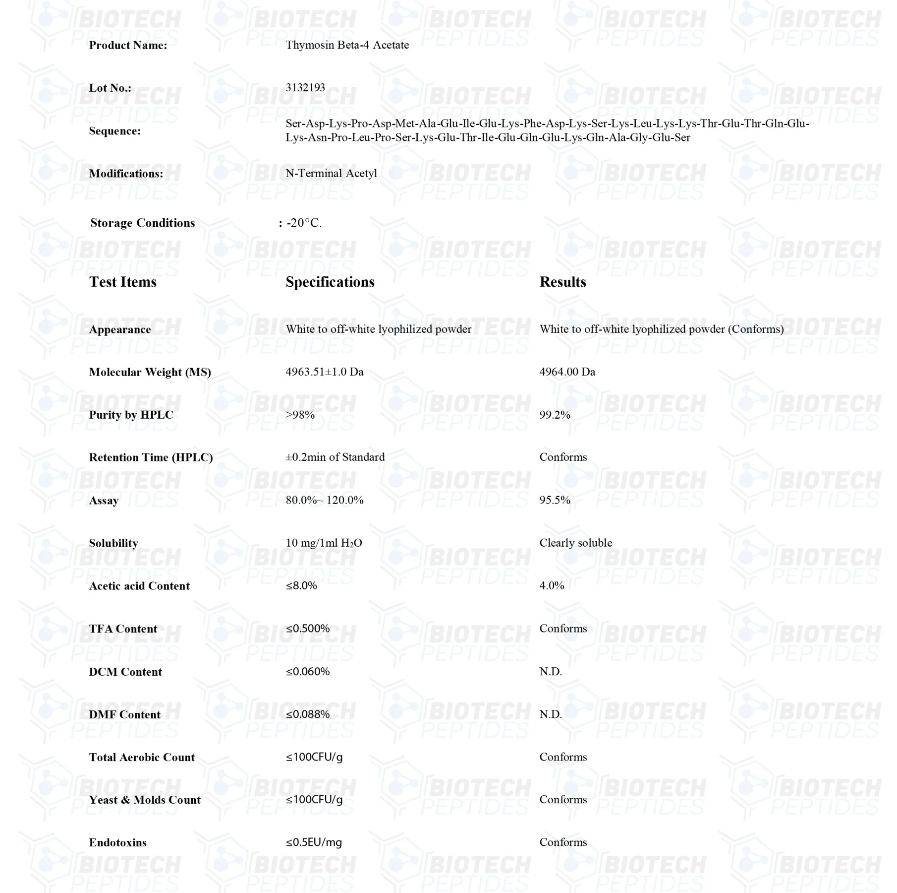 TB-500 (Thymosin Beta-4) (10mg) 4 124
