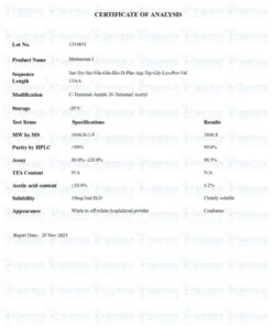Melanotan 1 (10mg) 7 38 1