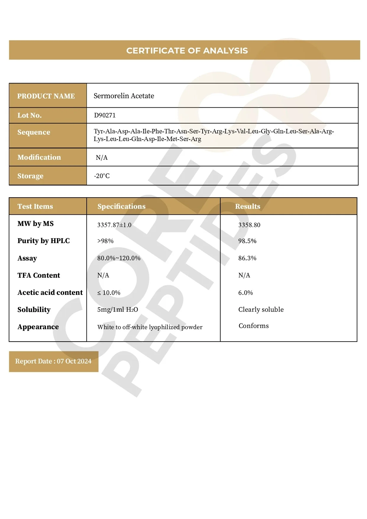 Sermorelin (5mg) 2 48 2